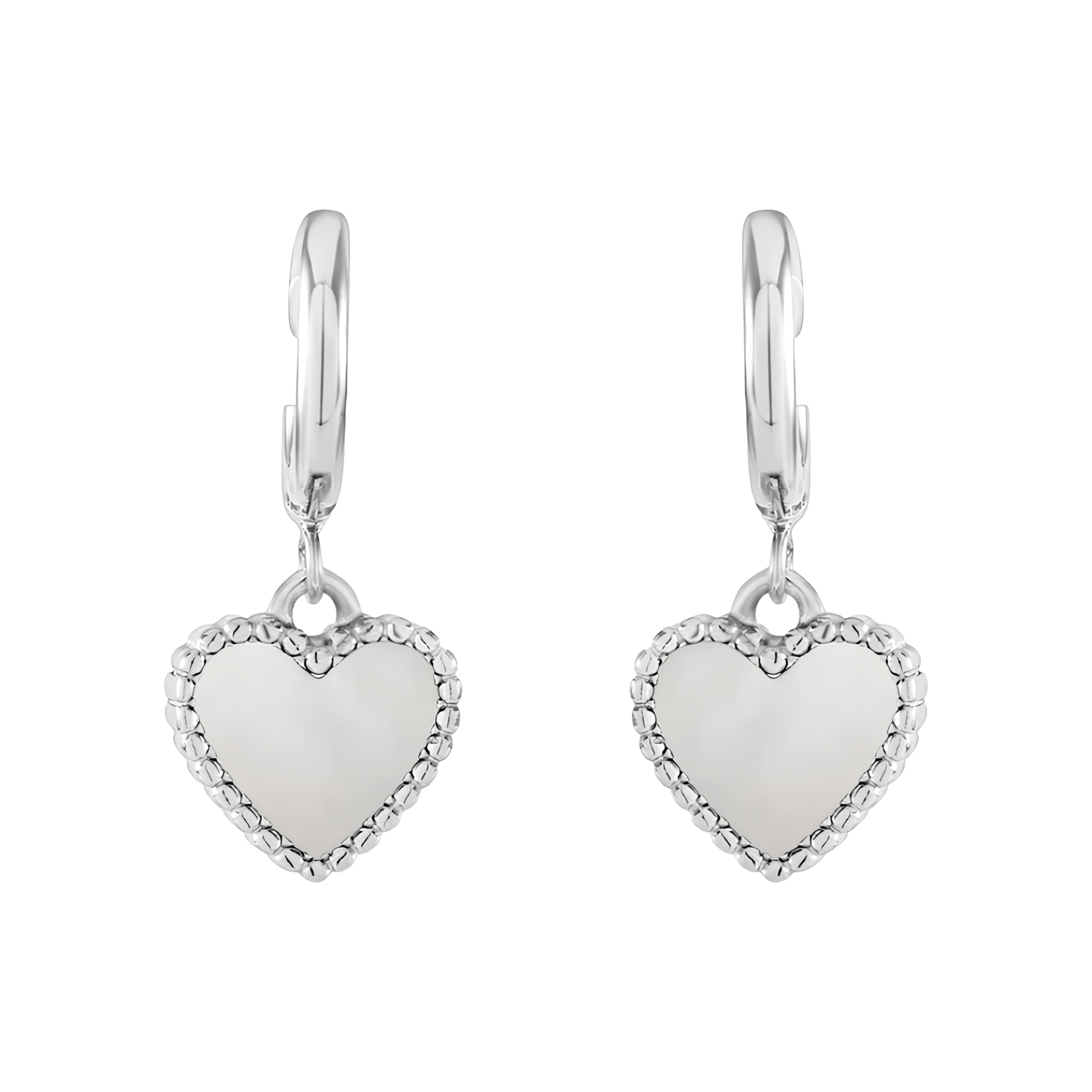Obsidian Heart Earrings
