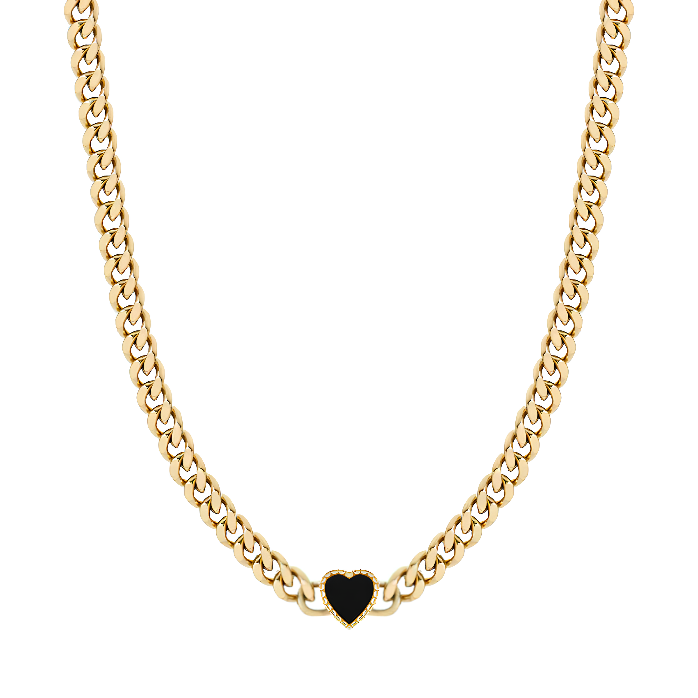 Obsidian Heart Necklace