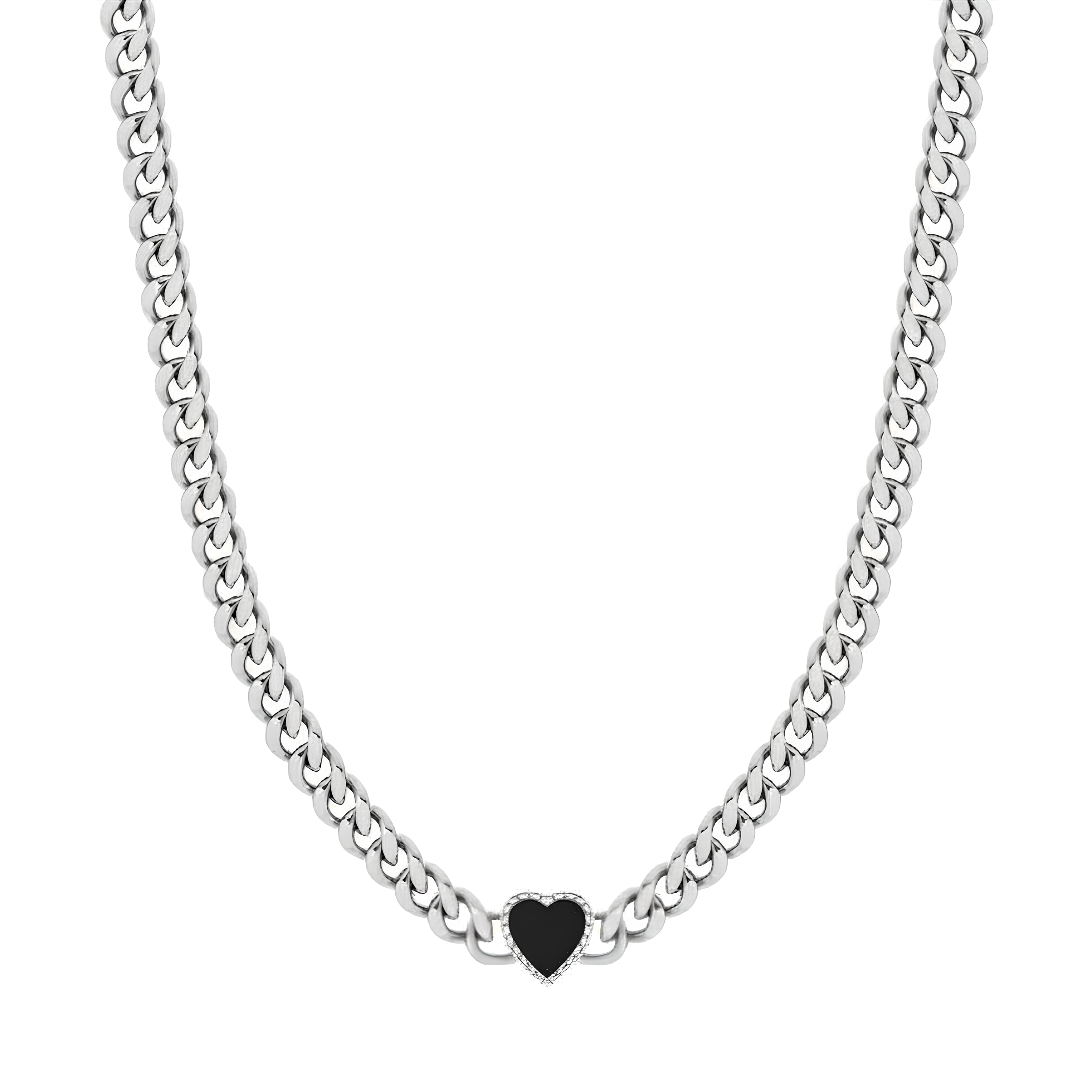 Obsidian Heart Necklace