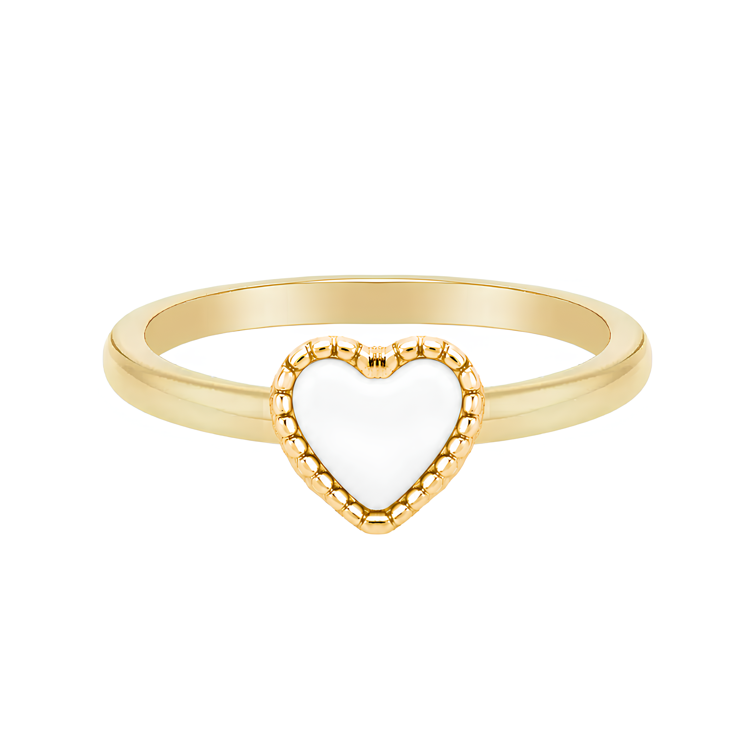 Obsidian Heart Ring