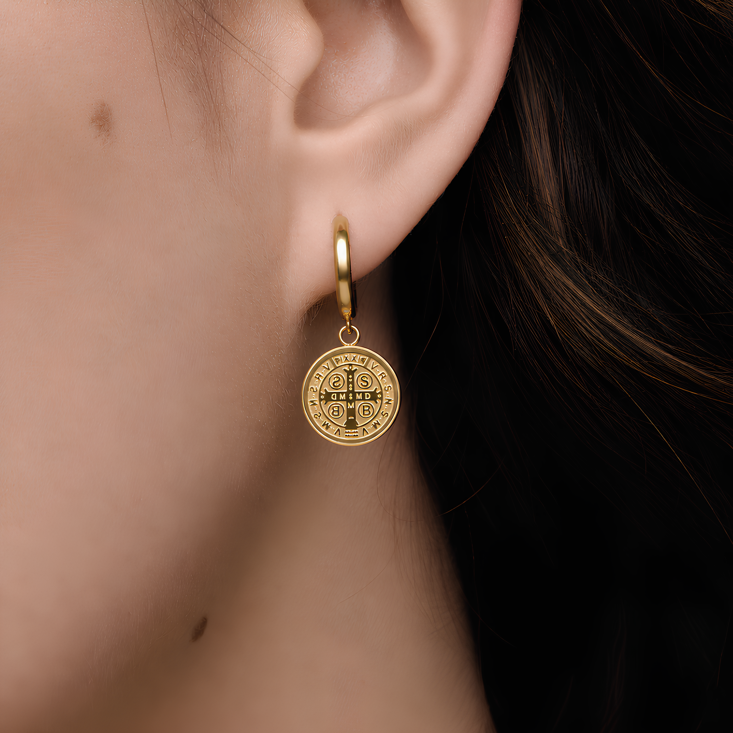Saint Benedict Earrings