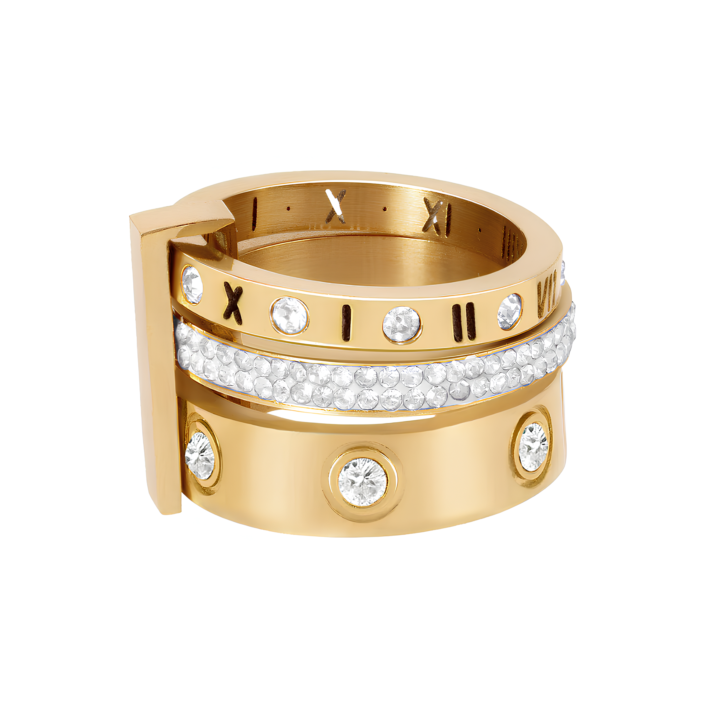 Triple Glamour Ring