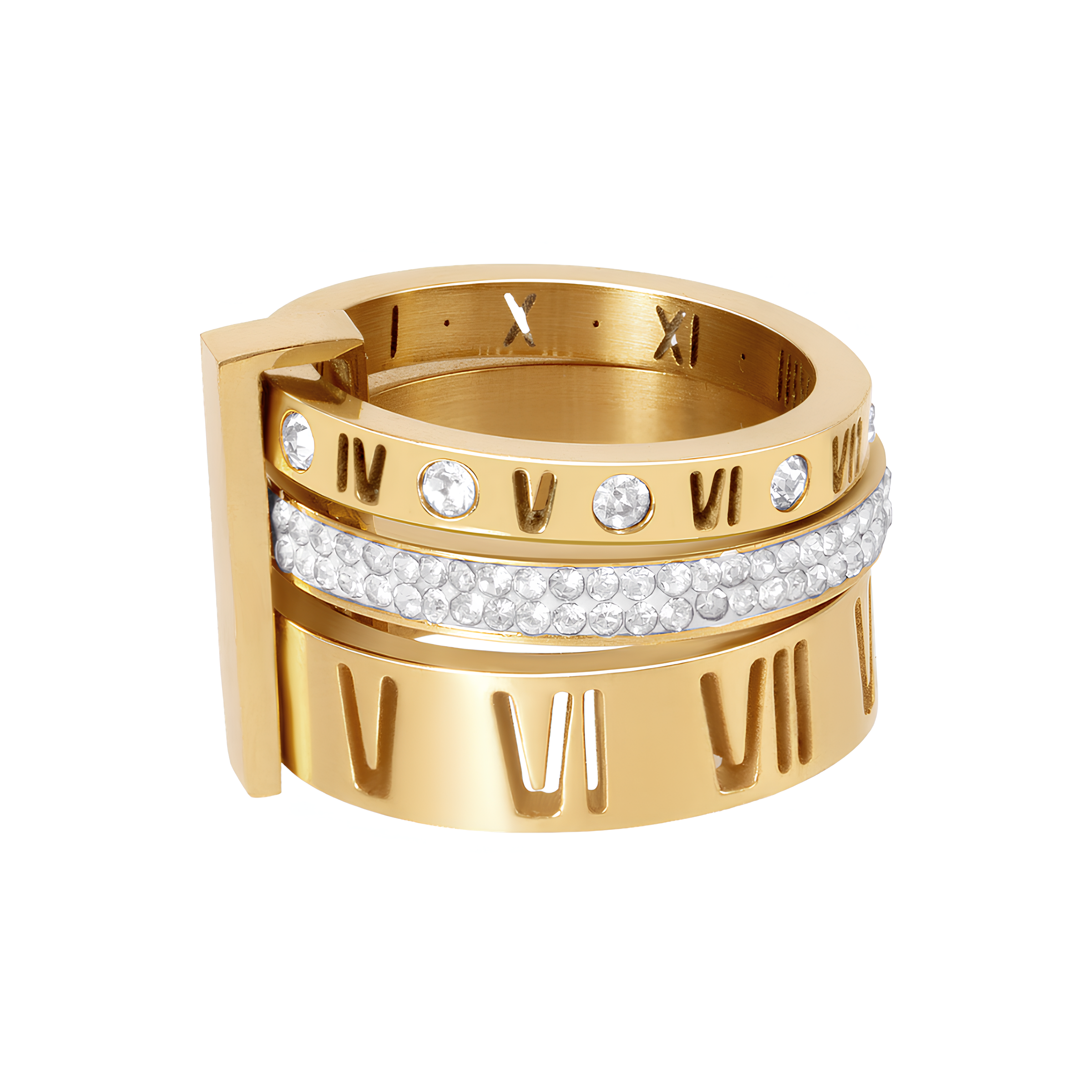 Triple Glamour Ring