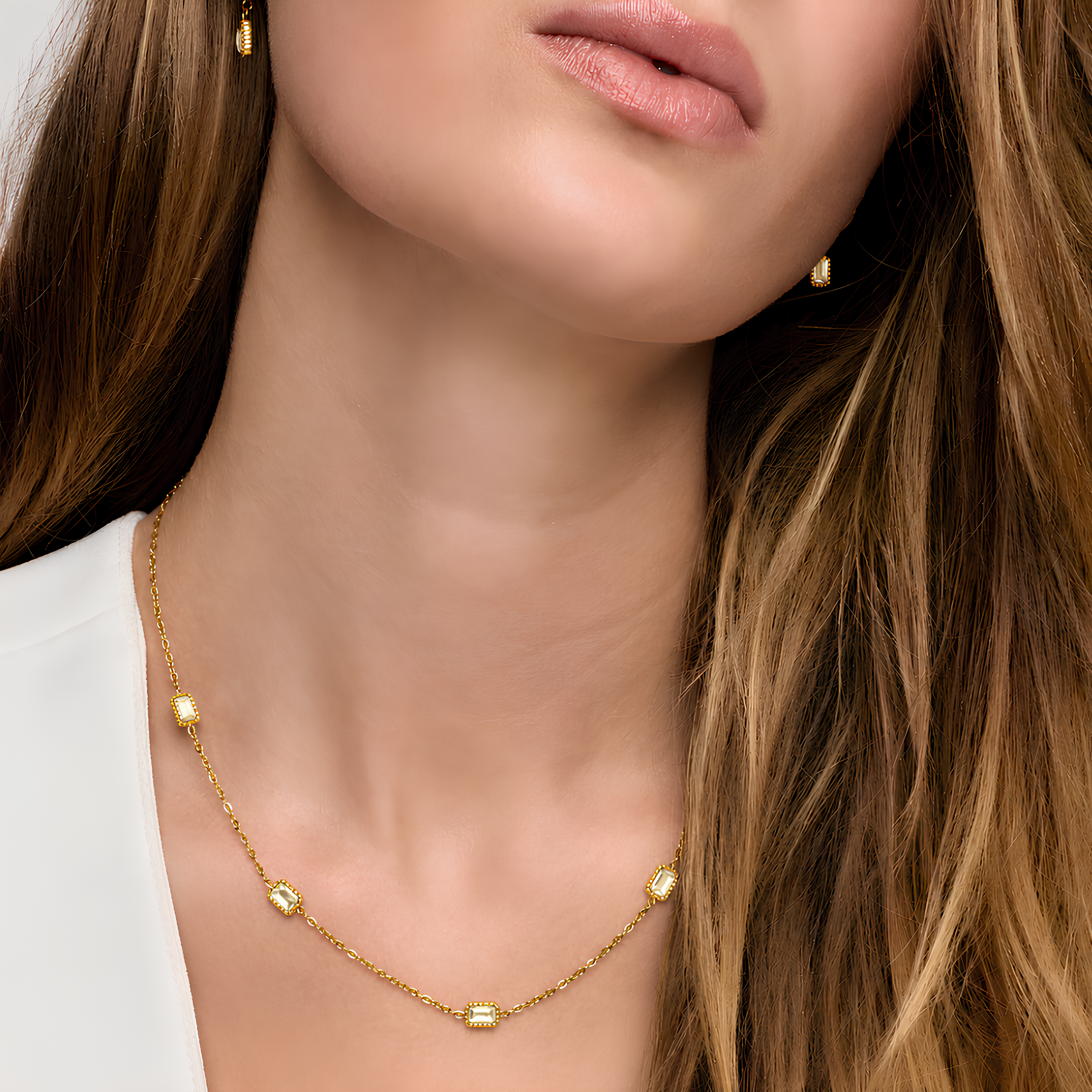 Aurora Crystal Necklace