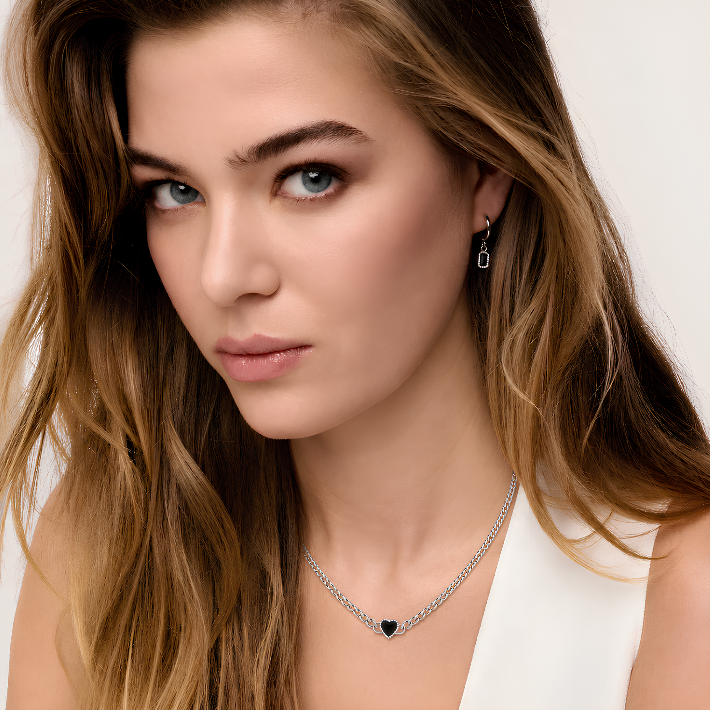 Obsidian Heart Necklace