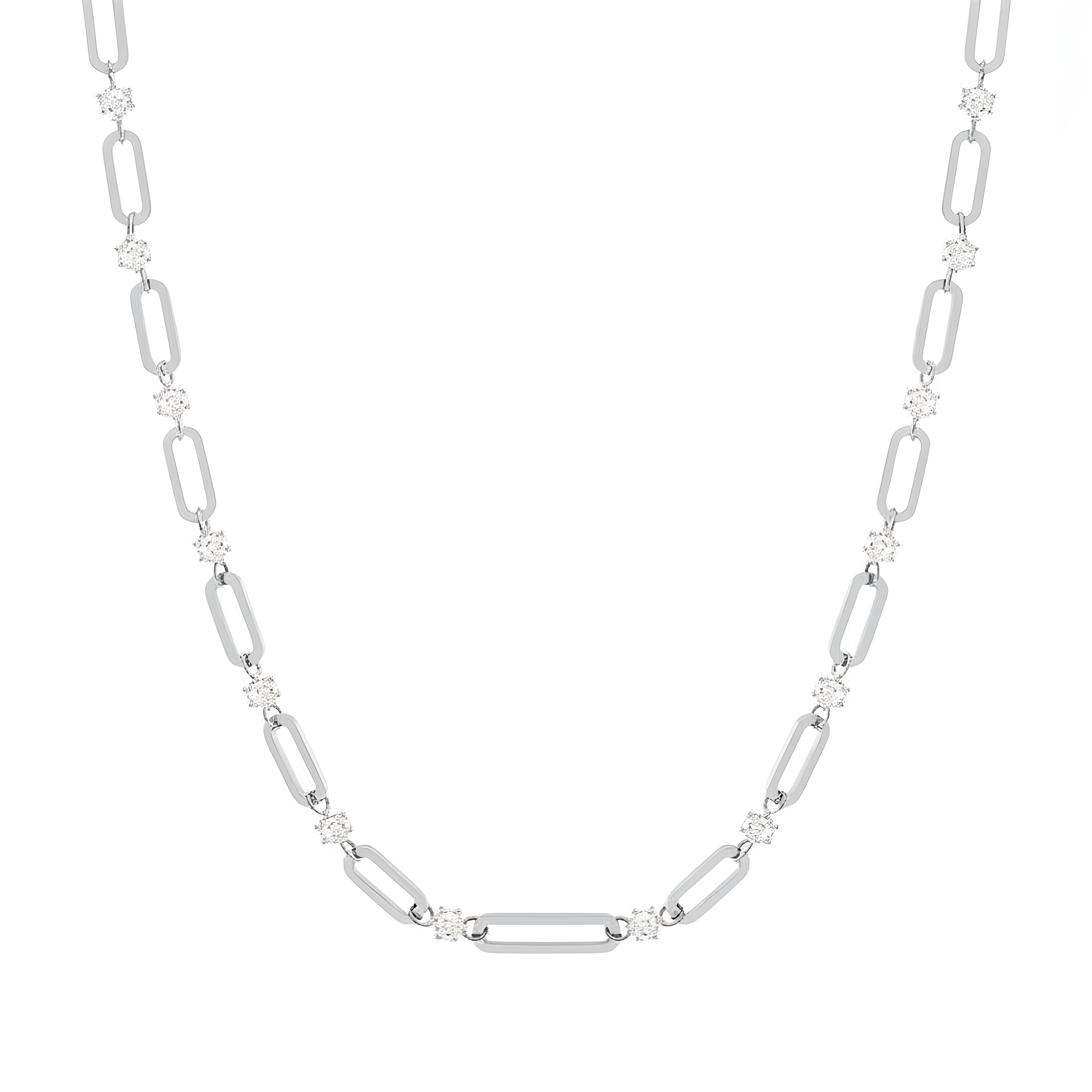 Sparkling Link Necklace