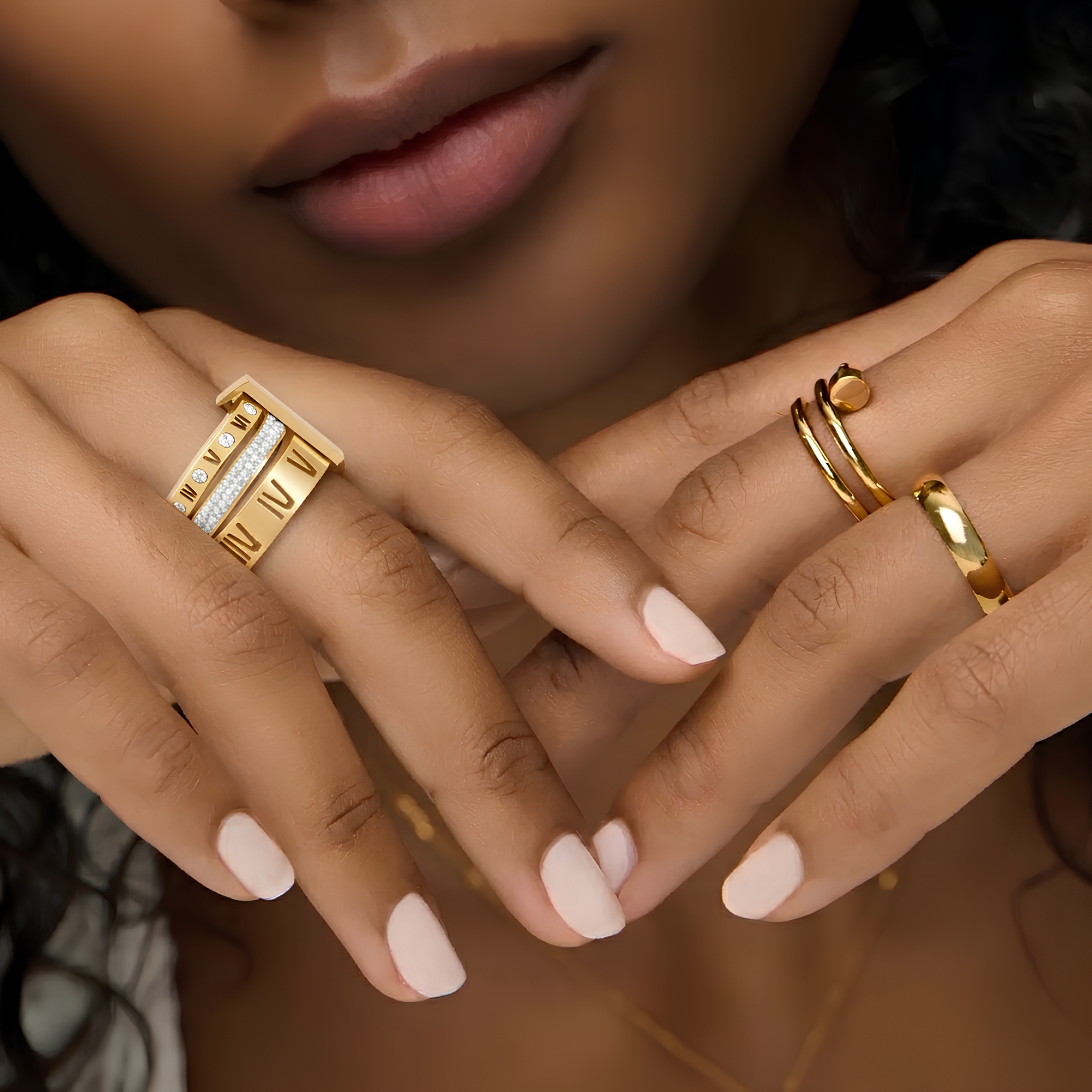 Triple Glamour Ring