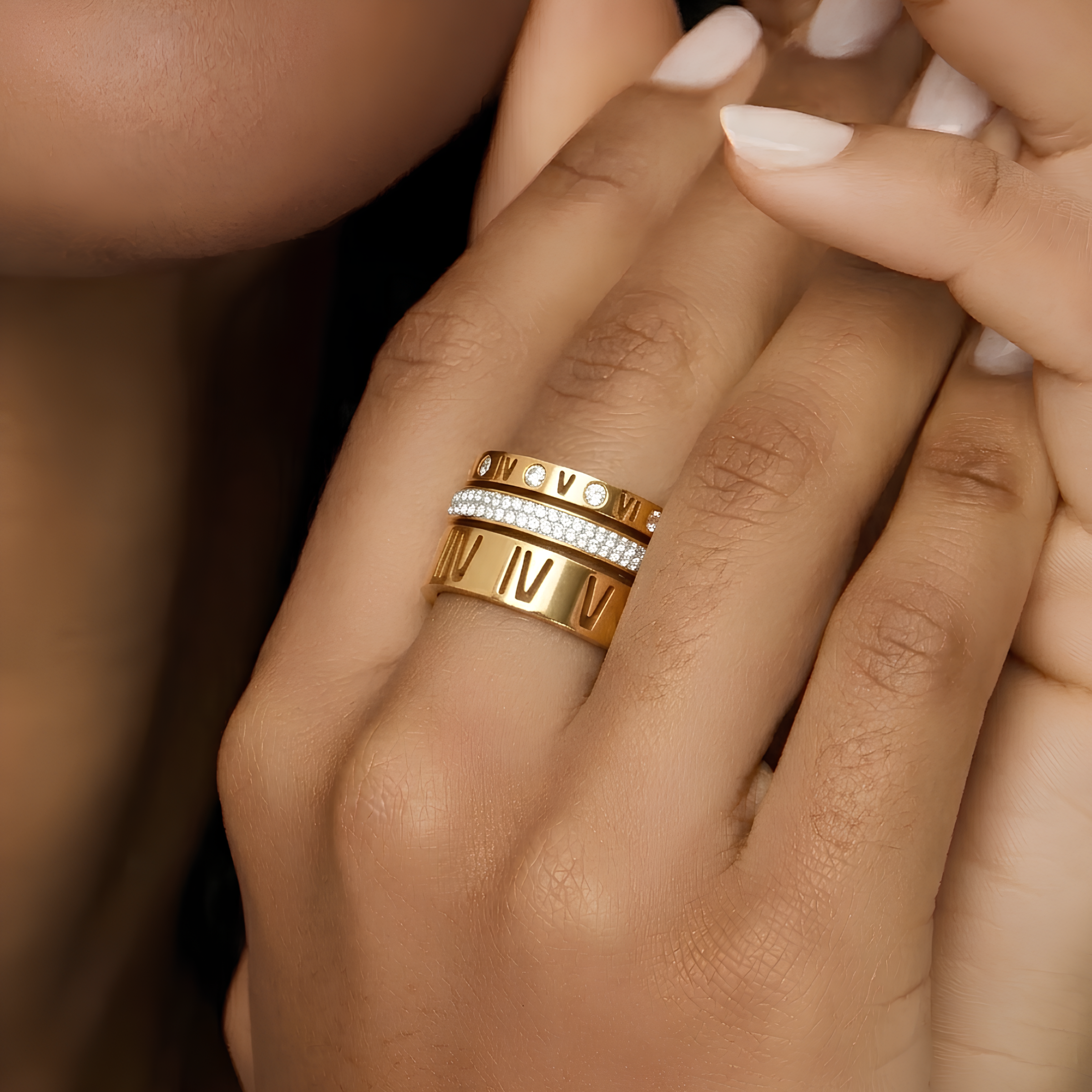 Triple Glamour Ring